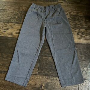 MANFINITY Gray Dress Pants/trousers drawstring men